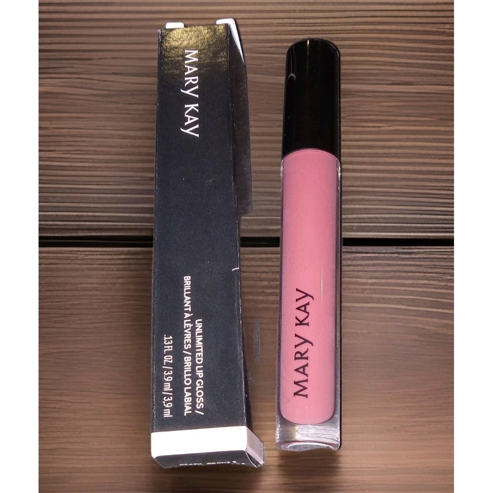 NIB Mary Kay Unlimited Lip Gloss Unique Mauve .13 Fl Oz FULL SZ